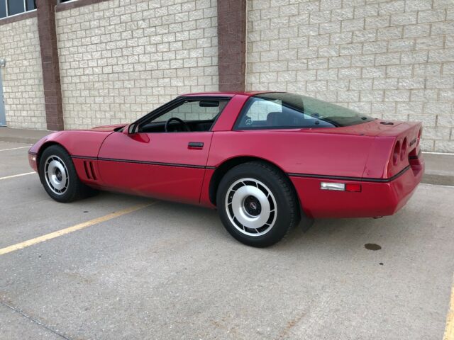1984 Red Chevrolet Corvette Coupe