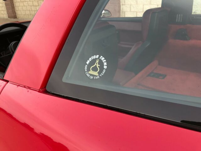 1984 Red Chevrolet Corvette Coupe