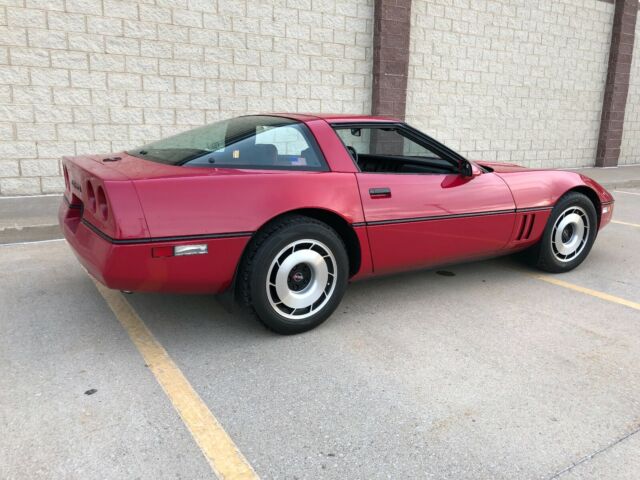 1984 Red Chevrolet Corvette Coupe