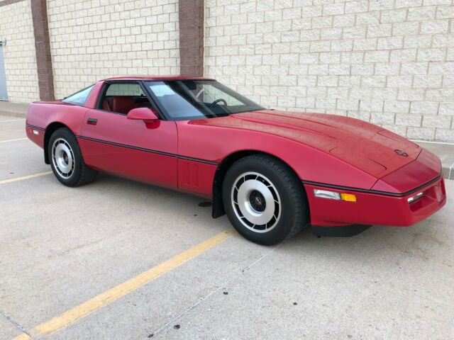 1984 Red Chevrolet Corvette Coupe