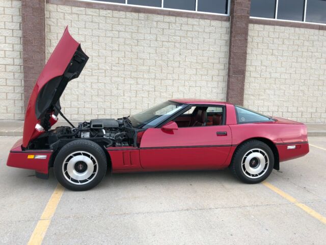 1984 Red Chevrolet Corvette Coupe