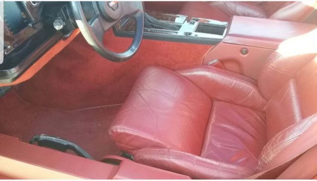 1984 Red Chevrolet Corvette Coupe