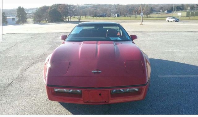 1984 Red Chevrolet Corvette Coupe