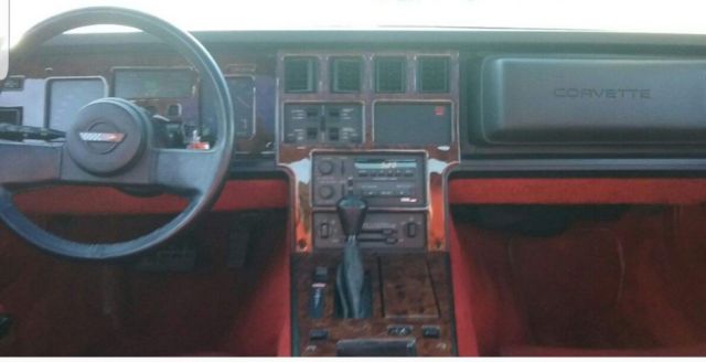 1984 Red Chevrolet Corvette Coupe