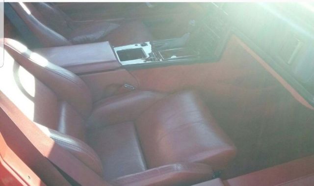 1984 Red Chevrolet Corvette Coupe