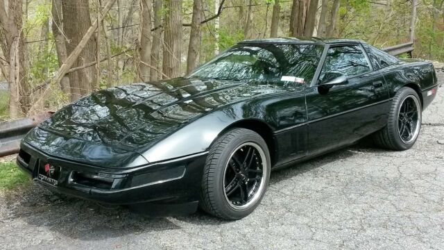 1984 black Chevrolet Corvette Coupe