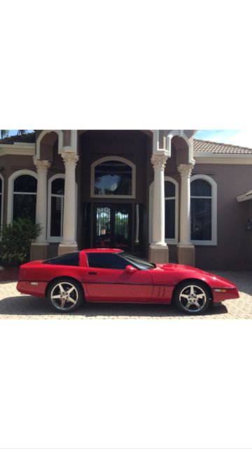 1984 Red Chevrolet Corvette Hatchback