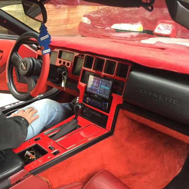 1984 Red Chevrolet Corvette Hatchback