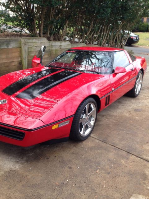 1984 Red Chevrolet Corvette Hatchback