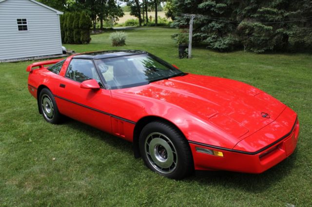 1984 Blue Chevrolet Corvette Coupe
