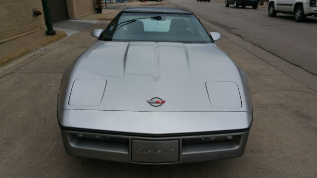 1984 Silver Chevrolet Corvette Coupe