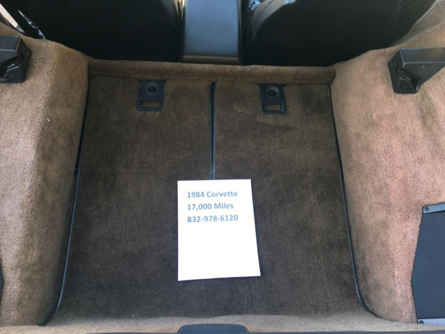 1984 Bronze Chevrolet Corvette Coupe