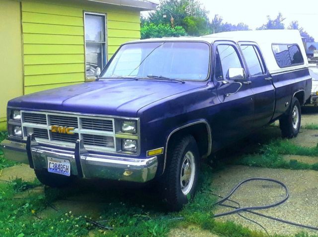1984 Blue GMC Sierra 2500 Crew Cab Pickup