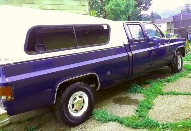 1984 Blue GMC Sierra 2500 Crew Cab Pickup