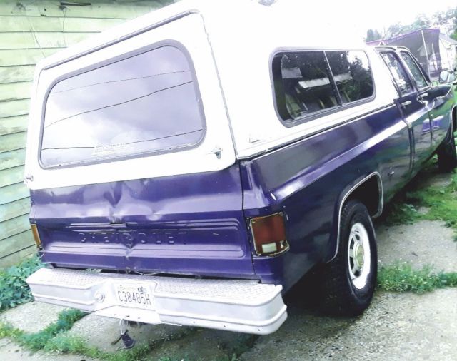 1984 Blue GMC Sierra 2500 Crew Cab Pickup