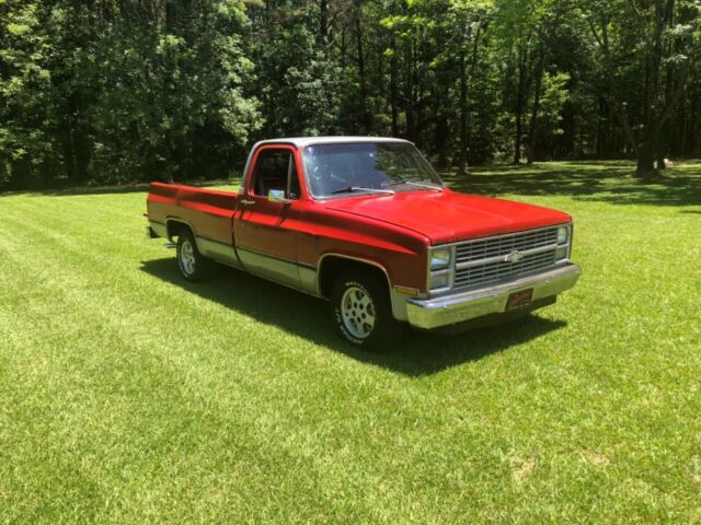 1984 Red Chevrolet C-10 Pickup