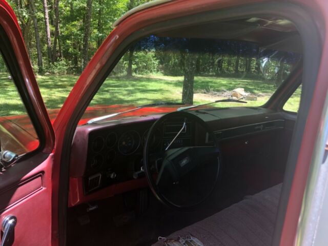 1984 Red Chevrolet C-10 Pickup