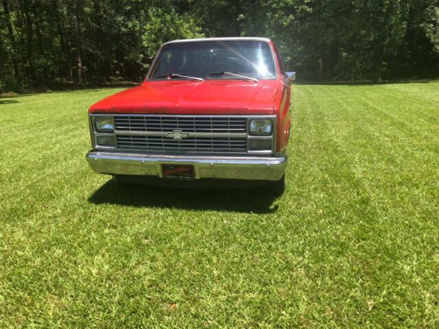 1984 Red Chevrolet C-10 Pickup