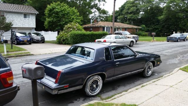 1984 Blue Oldsmobile Cutlass Coupe