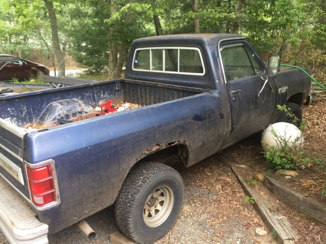 1984 Blue Dodge Other Pickups Cab & Chassis