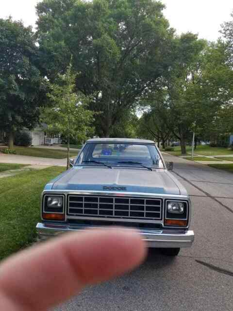 1984 Blue Dodge Ram 1500 Standard Cab Pickup