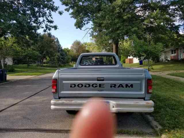 1984 Blue Dodge Ram 1500 Standard Cab Pickup