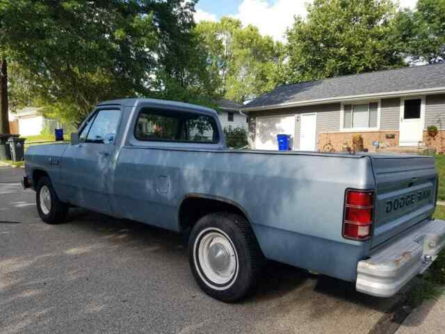 1984 Blue Dodge Ram 1500 Standard Cab Pickup
