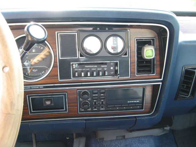 1984 Blue and White Dodge Other Pickups 2 door D100