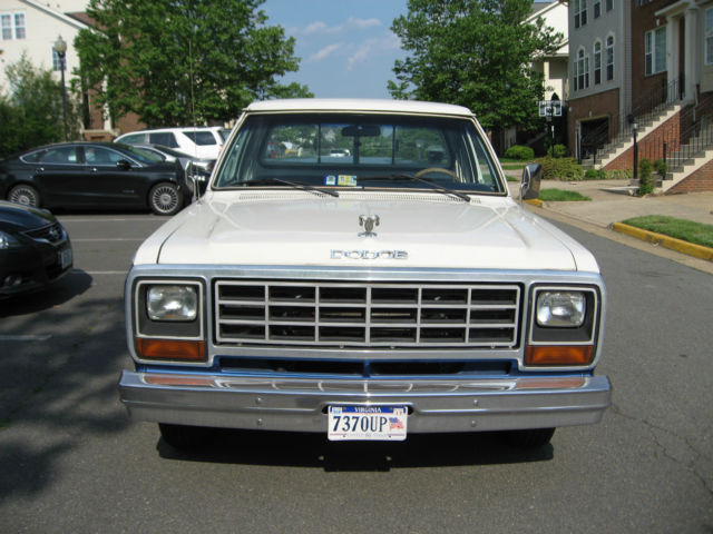 1984 Blue and White Dodge Other Pickups 2 door D100
