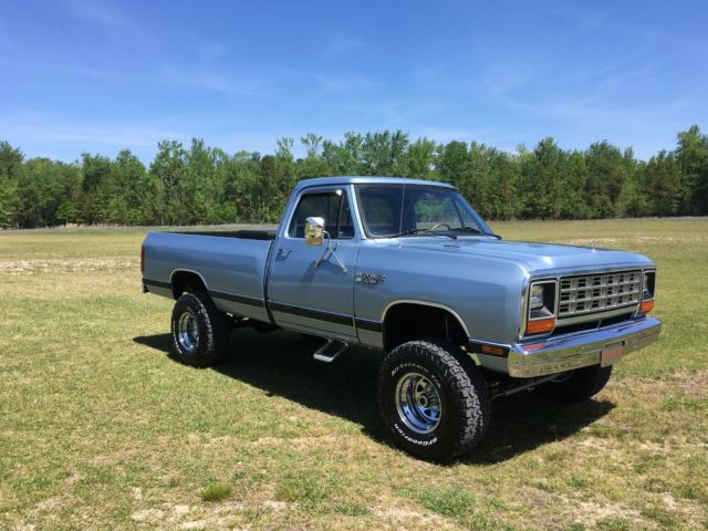 1984 Blue Dodge Other Pickups Standard Cab Pickup