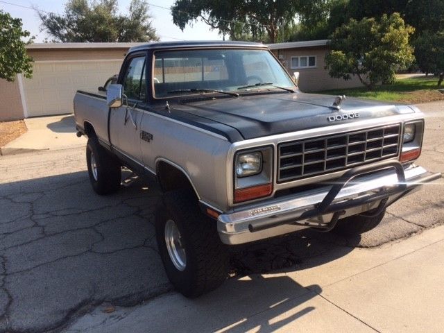 1984 Black / Silver Dodge Power Wagon Standard Cab Pickup