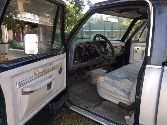 1984 Black / Silver Dodge Power Wagon Standard Cab Pickup