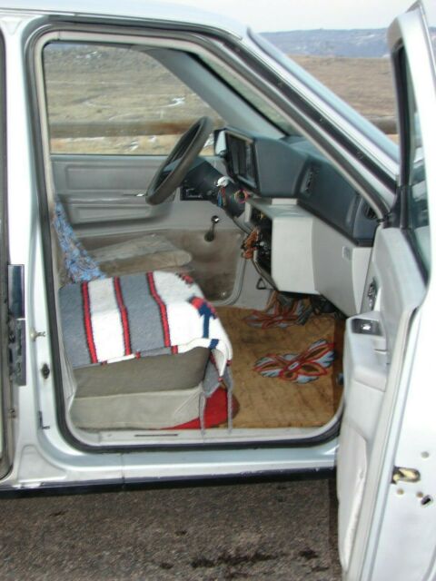 1984 Silver Dodge Ram Mini Minivan