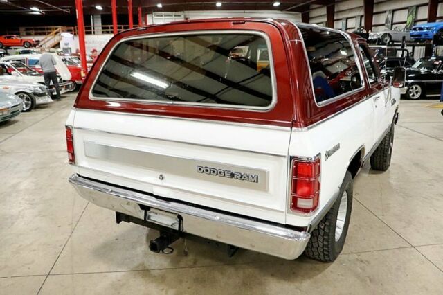 1984 Red Dodge Ramcharger SUV