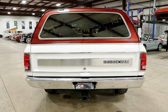 1984 Red Dodge Ramcharger SUV