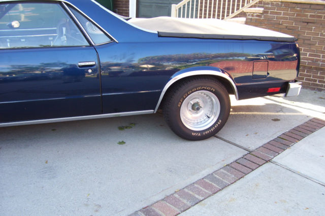 1984 Blue Chevrolet El Camino Coupe