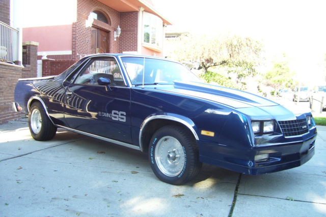 1984 Blue Chevrolet El Camino Coupe