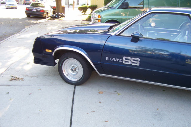 1984 Blue Chevrolet El Camino Coupe