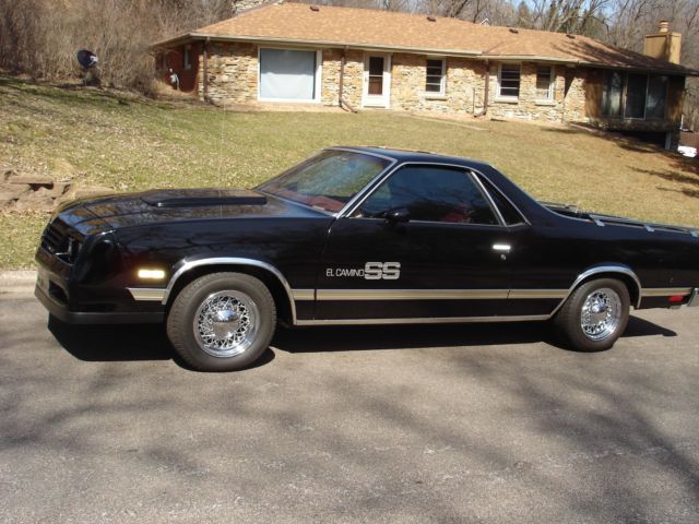 1984 Black Chevrolet El Camino