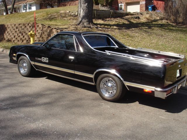 1984 Black Chevrolet El Camino