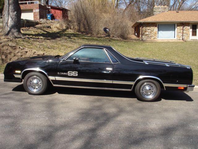 1984 Black Chevrolet El Camino