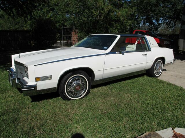 1984 White Cadillac Eldorado Coupe