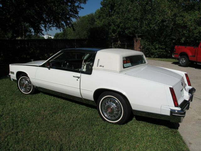 1984 White Cadillac Eldorado Coupe