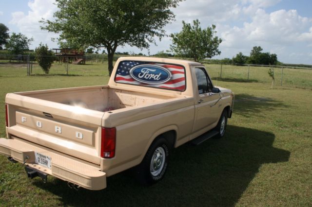 1984 Tan Ford F-150 Standard Cab Pickup