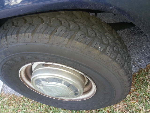 1984 blue and white Ford F-250 Pick-up