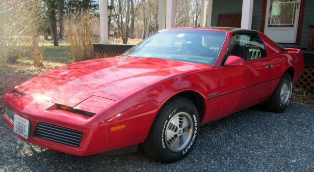 1984 Red Pontiac Firebird Hatchback