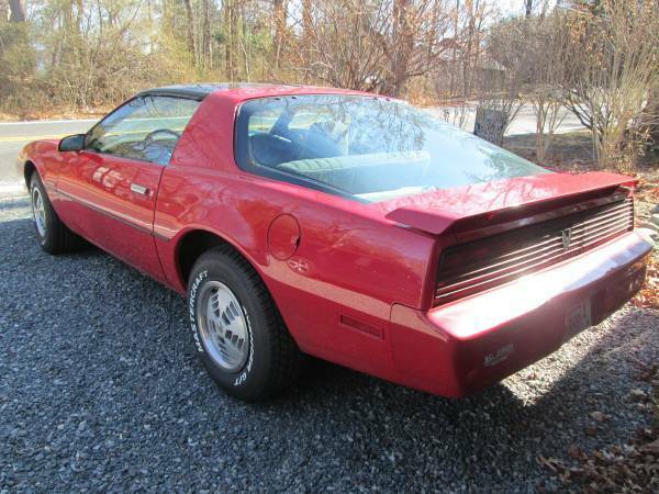 1984 Red Pontiac Firebird Hatchback
