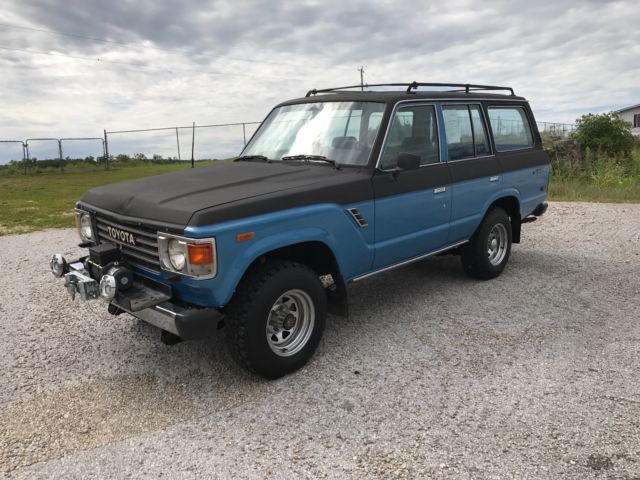 1984 Blue Toyota Land Cruiser SUV