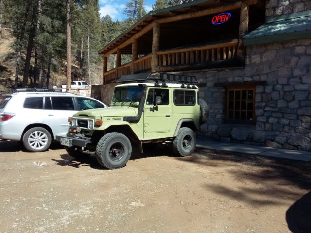 1980 6L9 light olive Toyota Land Cruiser Convertible