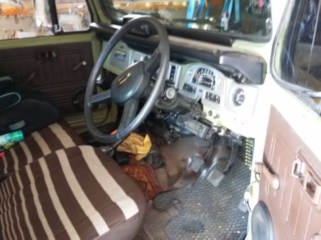 1980 6L9 light olive Toyota Land Cruiser Convertible